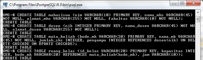 ID INT Primary Key not null. Int references